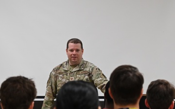 Wing Leadership speaks with 117th Red Shirts