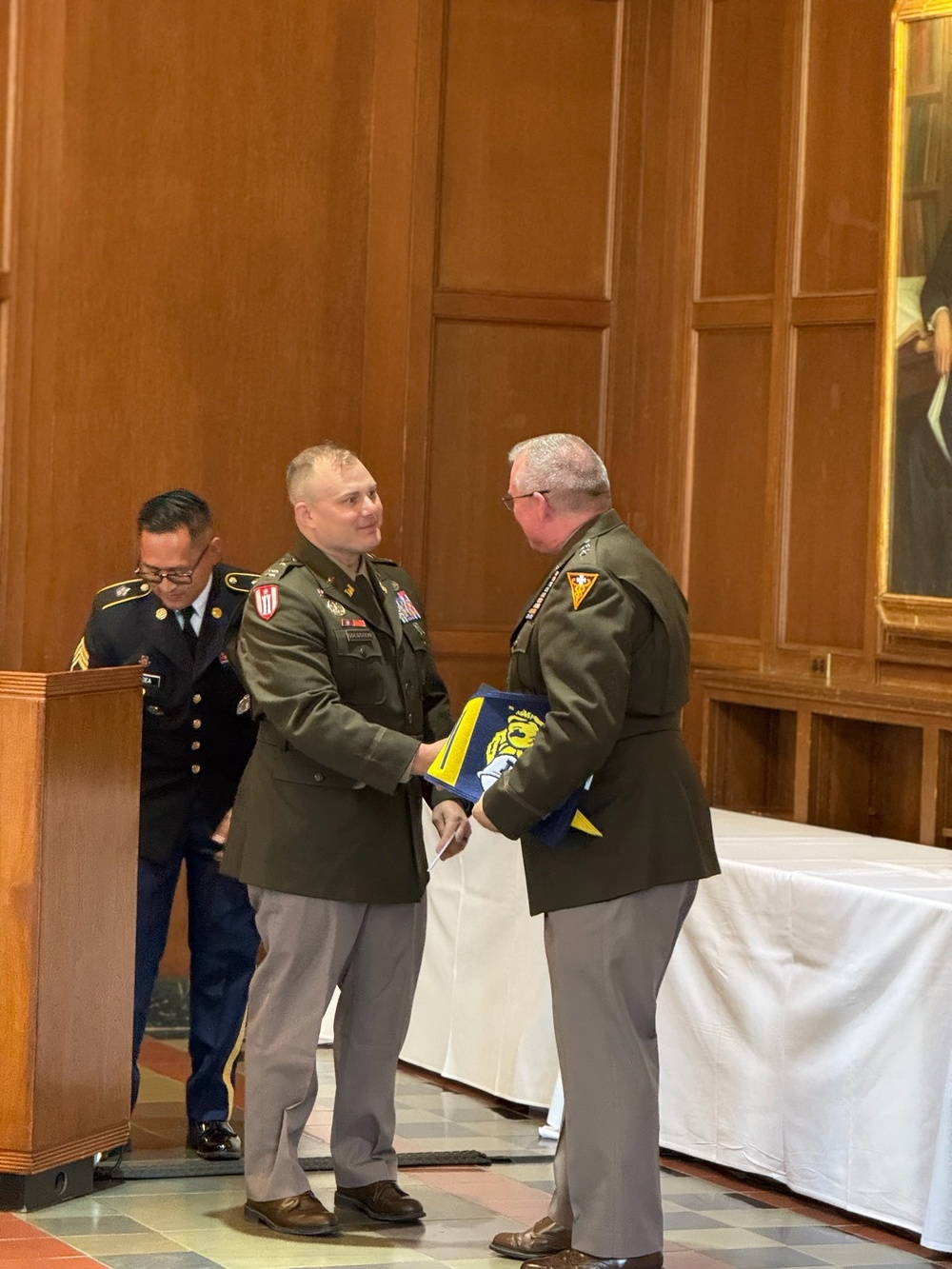 MG Marsiglia Encourages New U-M Lieutenants