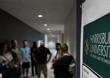 NAVSUP employees tour Harrsiburg University STORMWERX