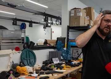 NAVSUP employees tour Harrsiburg University STORMWERX