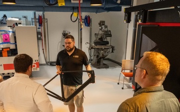 NAVSUP employees tour Harrsiburg University STORMWERX