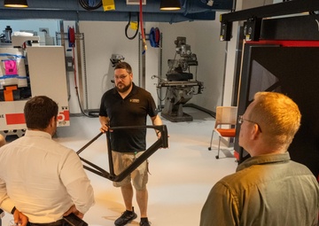 NAVSUP employees tour Harrsiburg University STORMWERX