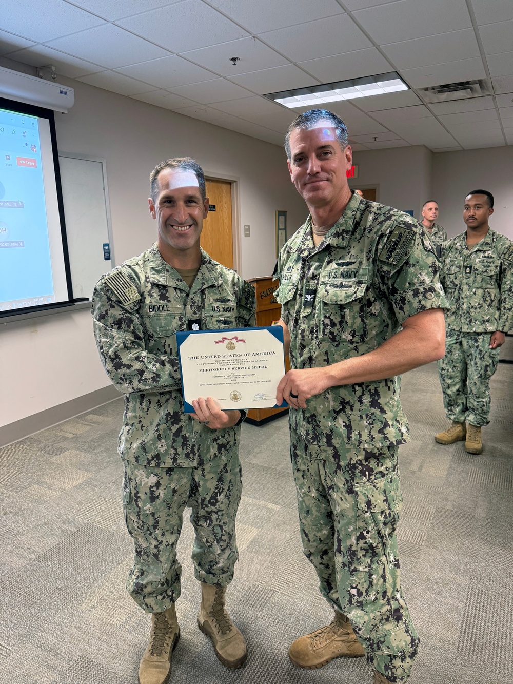 Cmdr. Biddle ends NAVSUP FLC Jacksonville tour