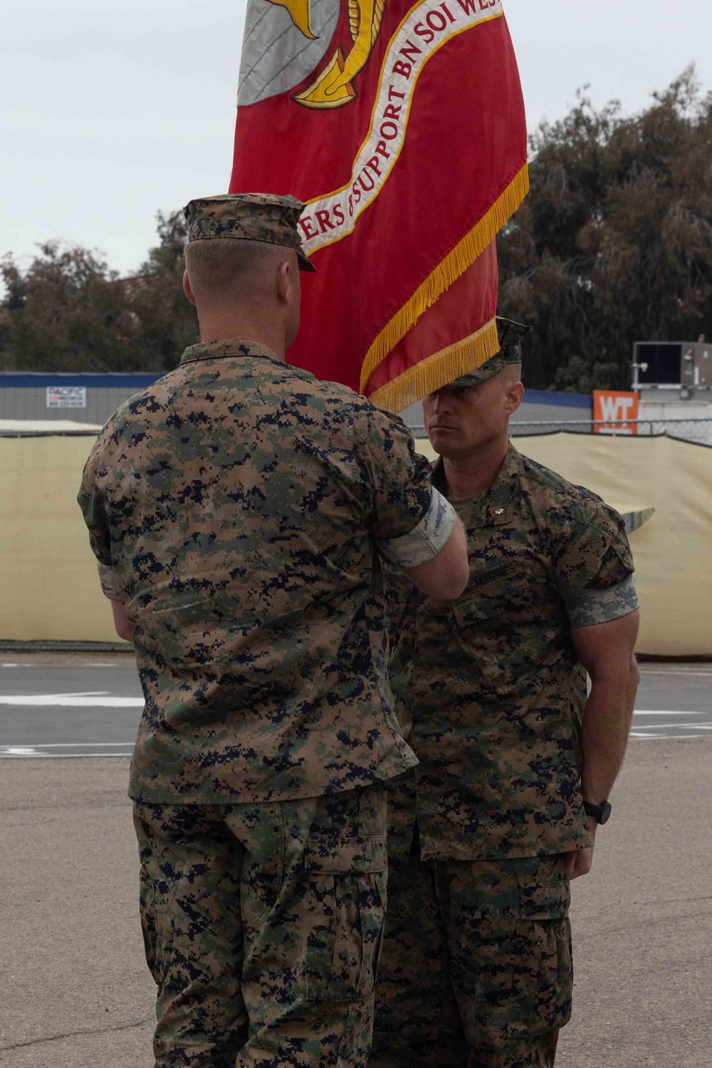 HQSPT Bn., SOIWEST, Change of Command