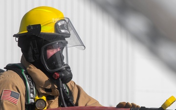 Rickenbacker and Local Fire Departments Controlled Burn Exercise