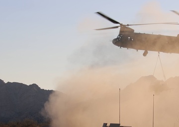 1st Combat Aviation Brigade conducts sling load operations along the southern border