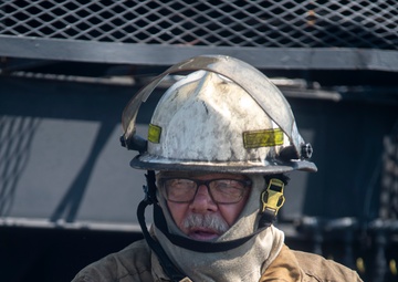 Rickenbacker and local fire departments-controlled burn exercise
