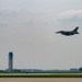 F-16 soars above Fort Wayne
