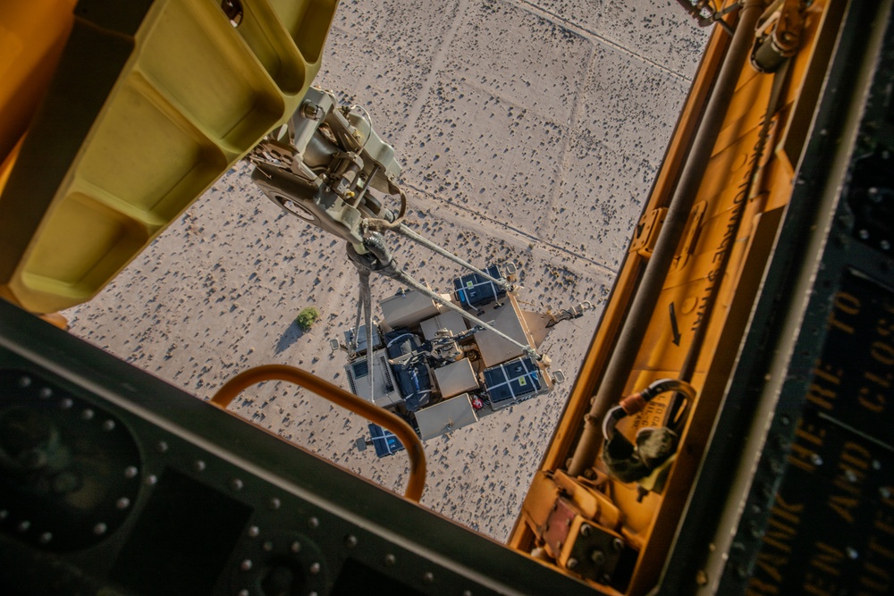 1st Combat Aviation Brigade conducts sling load operations to support southern border mission