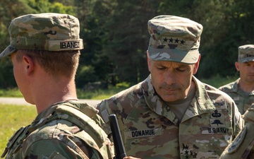 General Donahue visits Project Flytrap operations