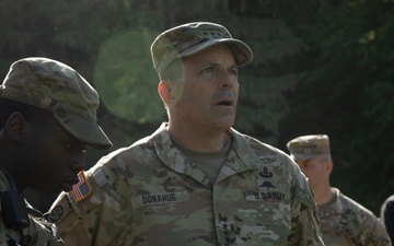 General Donahue visits Project Flytrap operations