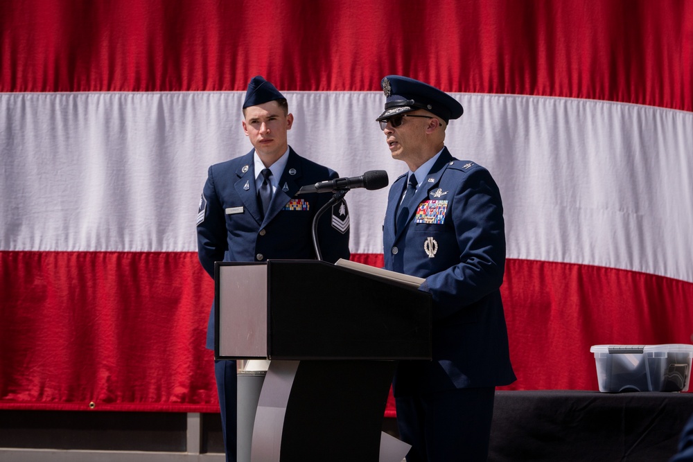 Space Delta 11 Change of Command Ceremony