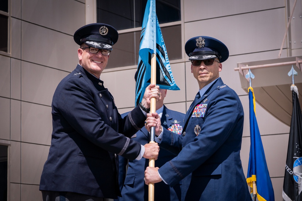 Space Delta 11 Change of Command Ceremony