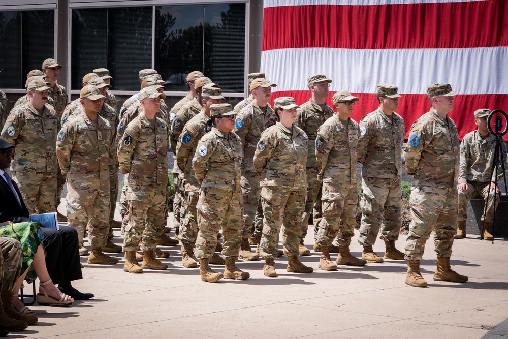 Space Delta 11 Change of Command Ceremony
