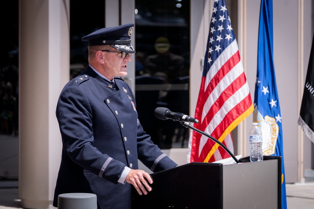 Space Delta 11 Change of Command Ceremony
