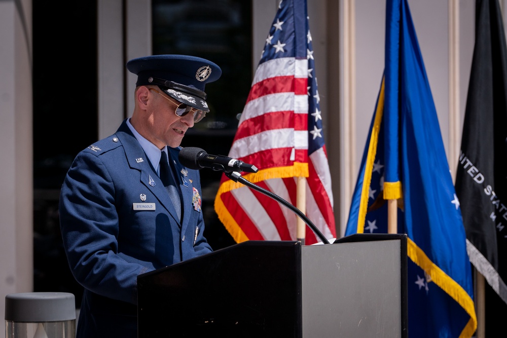 Space Delta 11 Change of Command Ceremony