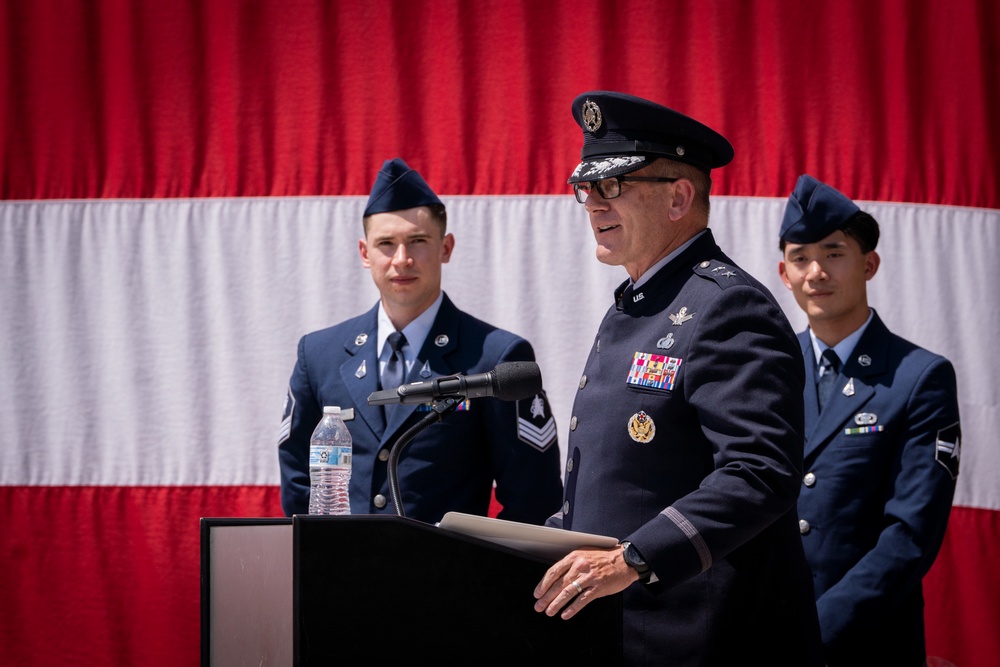 Space Delta 11 Change of Command Ceremony