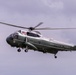 Military aircraft fly over Fort Bragg