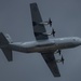 Military aircraft fly over Fort Bragg