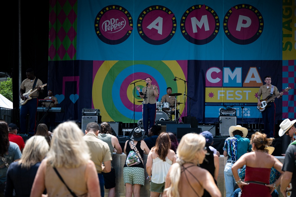Marine Week Nashville; 2nd MAW band at CMA fest