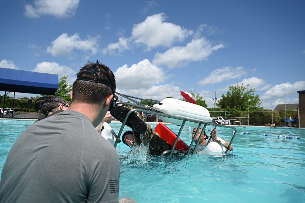 908th Operations Group Makes a Splash in SERE Water Survival Training