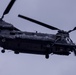 Military aircraft fly over Fort Bragg