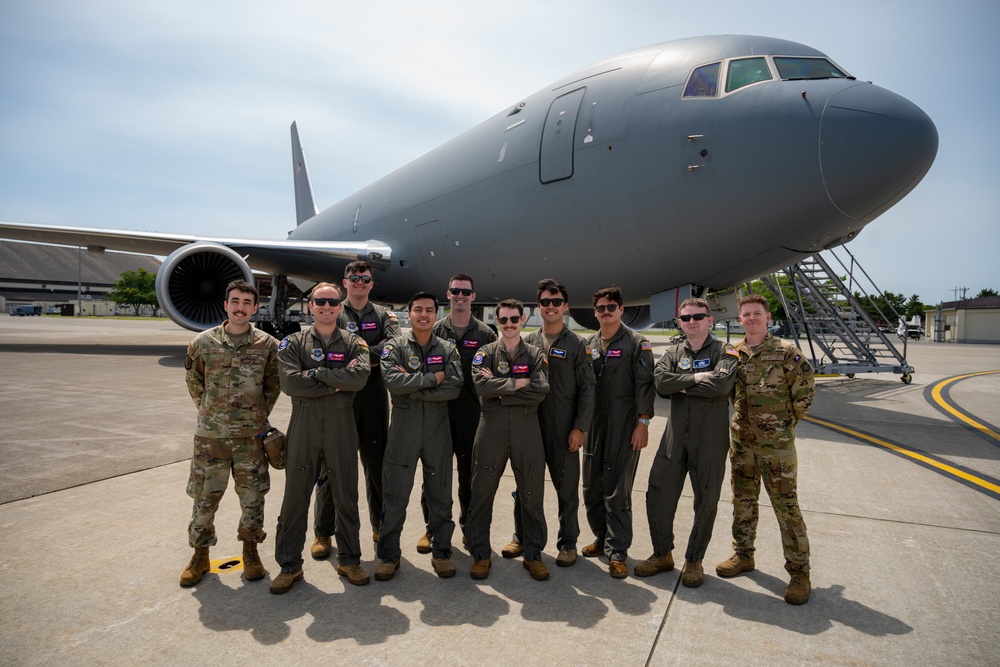 Travis AFB sends KC-46 across the Pacific to train with Misawa F-16s
