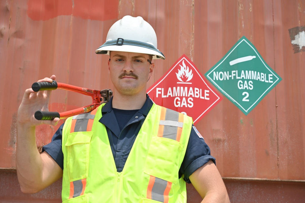 Coast Guard partners with law enforcement during multi-agency strike force operation at Port of Virginia terminal
