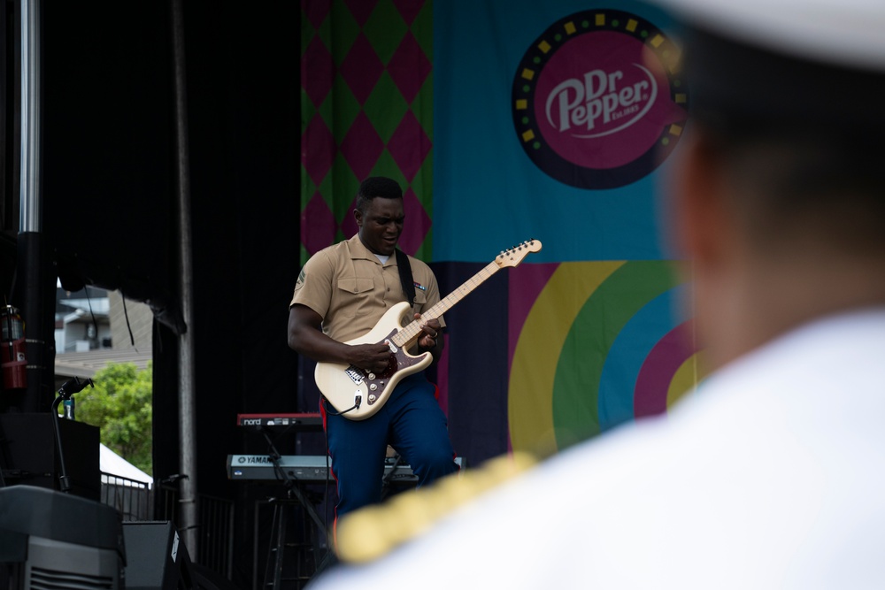 Marine Week Nashville; 2nd MAW band at CMA fest