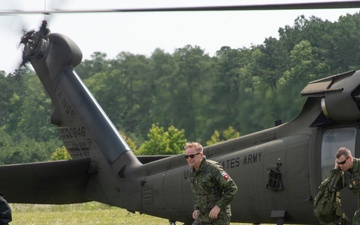 Nordic partners visit 116th IBCT during XCTC