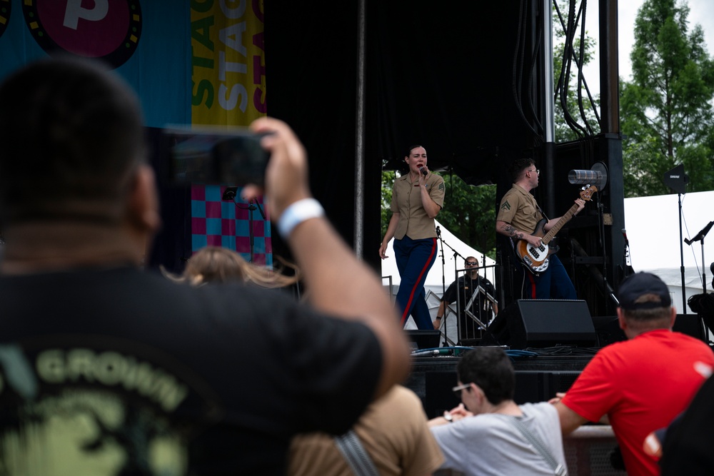 Marine Week Nashville; 2nd MAW band at CMA fest