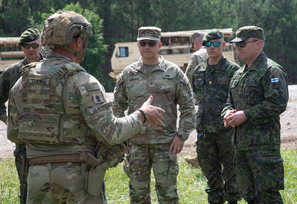 Nordic partners visit 116th during XCTC