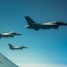 Travis AFB sends KC-46 across the Pacific to train with Misawa F-16s