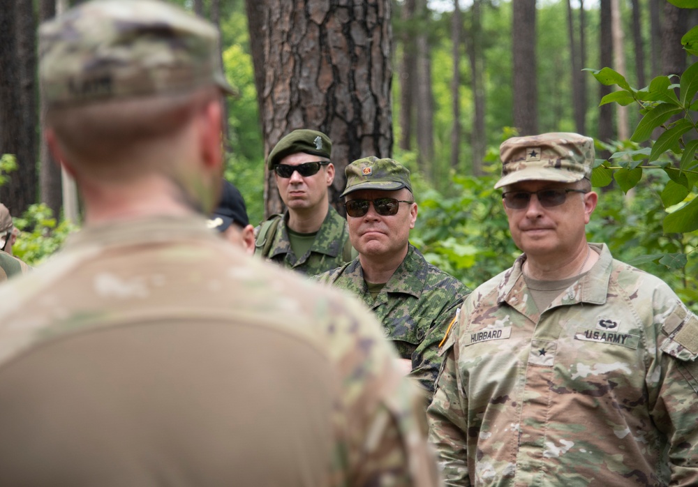 Nordic partners visit 116th during XCTC