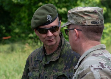 Nordic partners visit 116th during XCTC