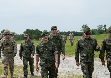Nordic partners visit 116th during XCTC