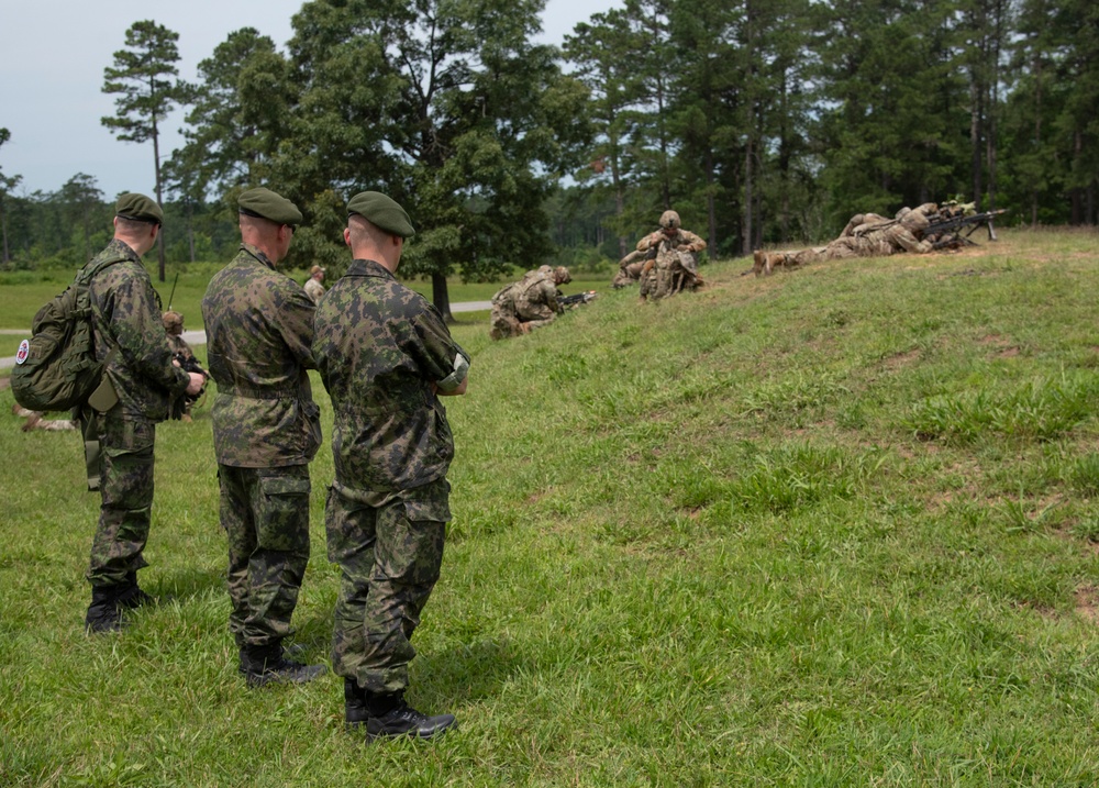 Nordic partners visit 116th during XCTC