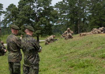 Nordic partners visit 116th during XCTC