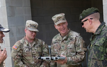 Nordic partners visit 116th during XCTC