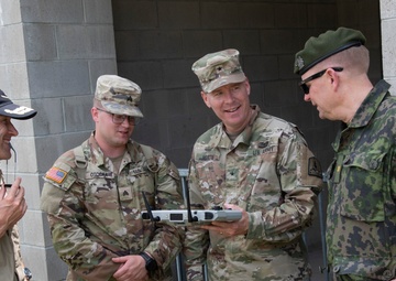 Nordic partners visit 116th during XCTC
