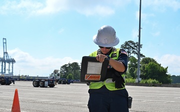 Coast Guard partners with law enforcement for multi-agency strike force operation at Port of Virginia terminal