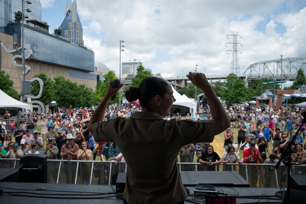 Marine Week Nashville; 2nd MAW band at CMA fest