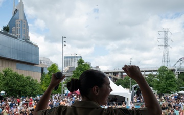 Marine Week Nashville; 2nd MAW band at CMA fest