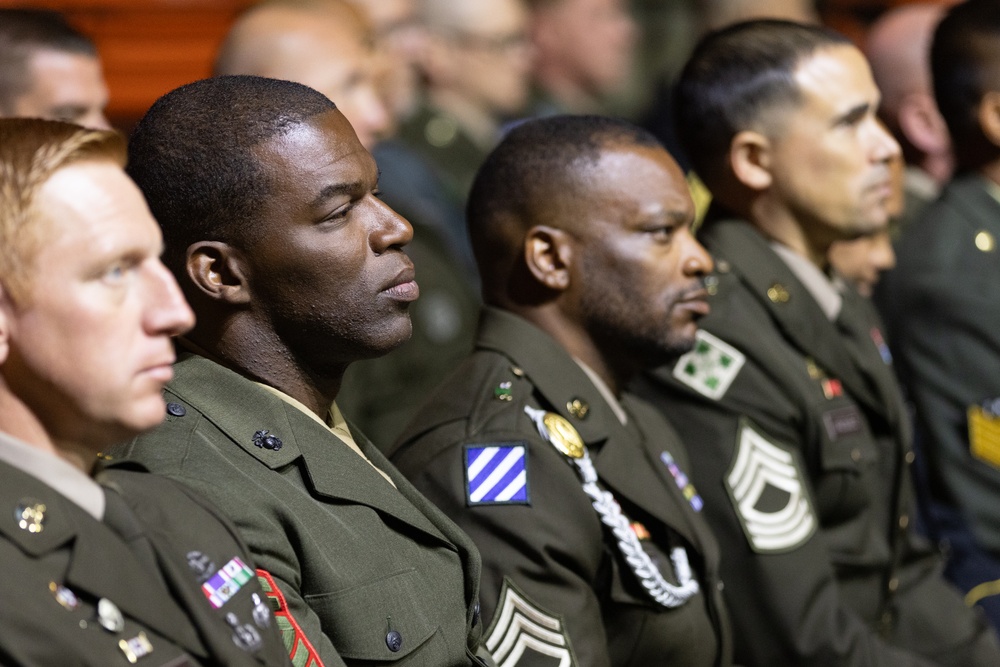 Master Sgt. Vickers United States Sergeant Majors Academy Graduation