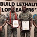 Master Gunnery Sgt. Vickers and Cpl. Vickers Promotion Ceremony