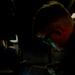Hull Maintenance Technician anneals a carbon steel pipe while underway in the Pacific Ocean