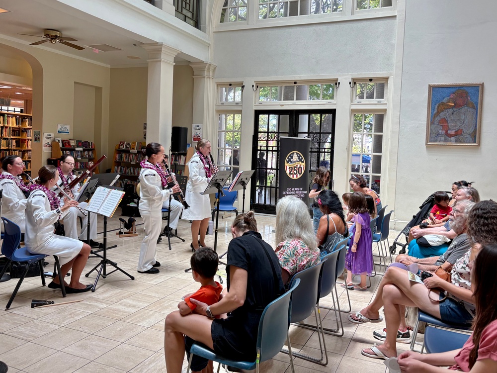 U.S. Pacific Fleet Band Features Clarinets During Outreach Performance