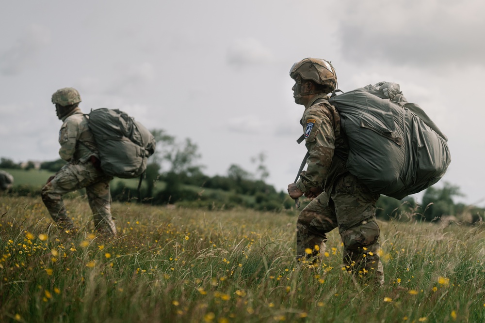 U.S. Paratroopers Commemorate D-Day with Airborne Operation