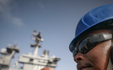 USS Milius conducts operations in the U.S. Central Command area of responsibility as part of the Carl Vinson Carrier Strike Group