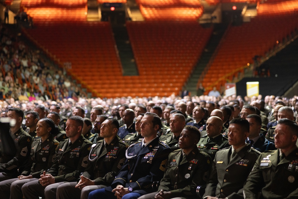 Master Sgt. Vickers United States Sergeant Majors Academy Graduation